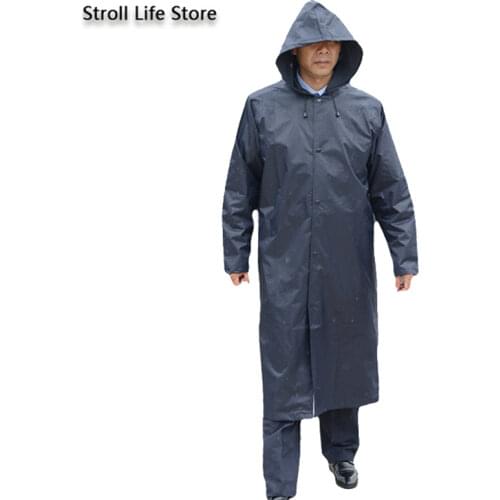 Work Outdoors Long Raincoat Body Large Rain Poncho Men and Women blue Jacket Waterproof Suit for Fishing Gabardina Hombre Gift
