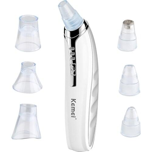 Kemei Electric Portable Removal Blackhead KM-1868 Suction Facial Pore Cleaner Acne Remover Tool Kit Skin Care Beauty Machine