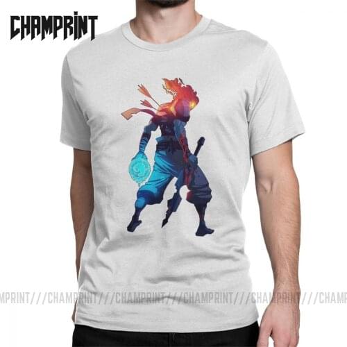 Dead Cells Character Men T Shirts Gamer Geek Geeky Humor Tees Short Sleeve O Neck T-Shirts 100% Cotton New Arrival Clothes