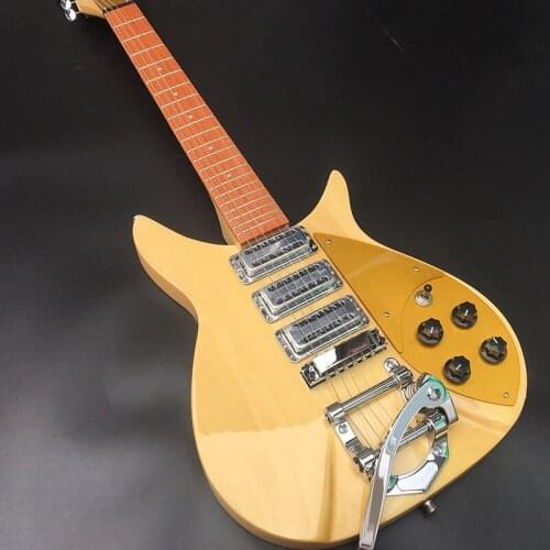 325 electric guitar fingerboard has varnish, log color paint, 527mm chord spacing, 527mm bridge nut, short neck guitar