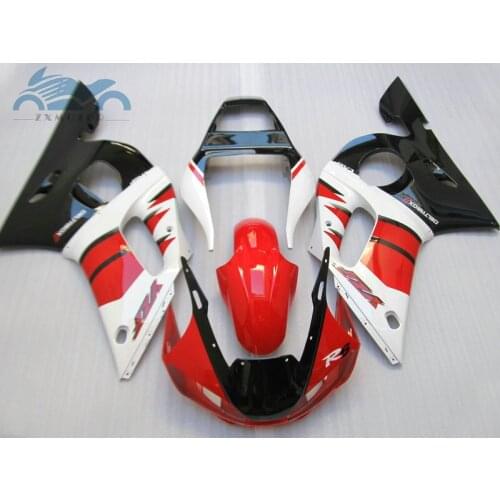 Customized your fairing kits for YAMAHA R6 YZFR6 1998 1999 2001 2002 YZF R6 98-02 sports fairings red black aftermarkets EB20