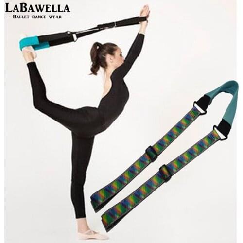 Hot selling Ballet Dance Soft Opening Band Yoga Stretch Pull Up Strap Tension Resistance Bands Fitness Training band DT021B