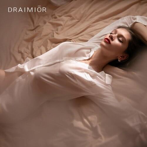 MY9COLORS Sexy Lingerie Boyfriend Shirt Style Pajamas For Women Viscose Blouse White Temptation Seductive Nightwear DR0176