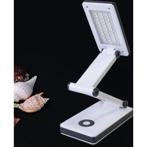 ABS Shell LED Desk Light Table Lamp Bright Foldable Portable Foldable Cute Creative Rechargeable SMD Rechargeable 30