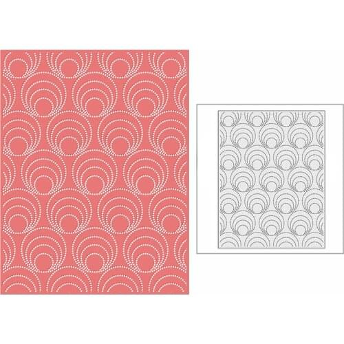 New 2021 Spotty Shell Circle Panel Metal Cutting Dies for DIY Scrapbooking and Card Making Decorative Embossing Craft No Stamps