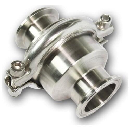 Sanitary Stainless Steel Check Valve 63mm Clamp Type SUS304 Non Return Valve