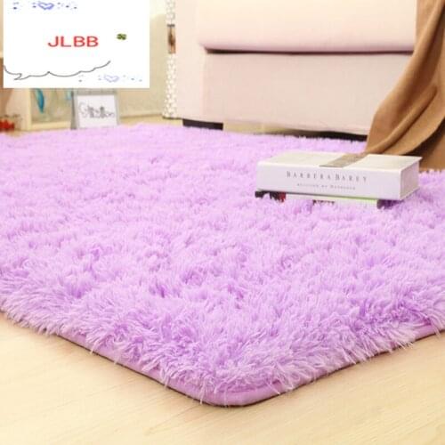 14 Colors Solid Rugs Pink Purple Carpet Thicker Bathroom Non-slip Mat Area Rug for Living Room Fluffy Soft Child Bedroom Mats