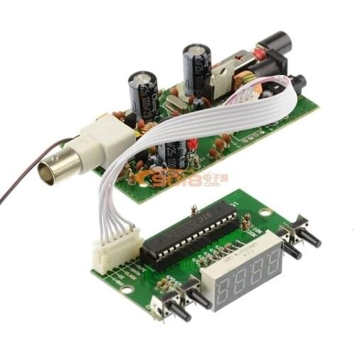 BH1415F FM Transmitter board Digital display frequency 88MHZ-108MHz Radio PLL Phase-locked loop FM stereo transmitter 5V 12V DC