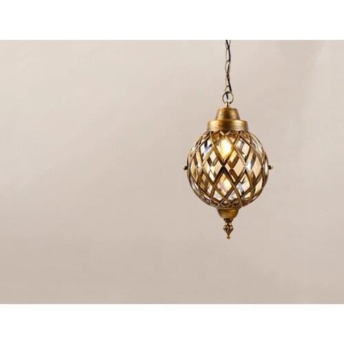 European style outdoor waterproof chandelier outdoor villa garden light retro balcony aisle corridor pavilion