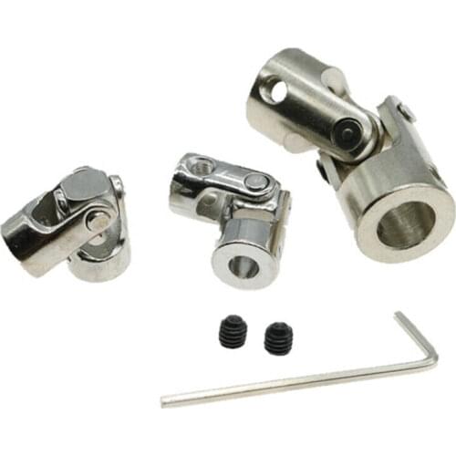 Motor Shaft Metal Universal Joints Coupling Steering Universal Joints Multiple Specifications for Vehicle Ship Model Accessories