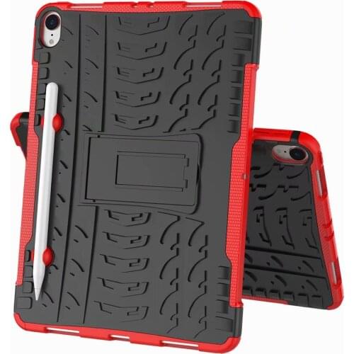 High Duty Armor Coque for iPad Pro 11 2018 Case Shockproof Silicon Hybrid Cover iPad Pro 11 Pencil Case with Stylus Holder