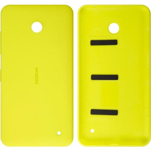 Housing Back Cover Battery Cover Repair Part Replacement compatible with Nokia 630 Lumia Dual Sim, 635 Lumia, (with side button)