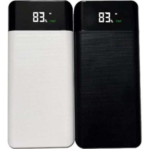 LCD Display 7x18650/18700/20700/21700 Battery Case Power Bank Shell External Box QC3.0 FAST Charge Powerbank Protector