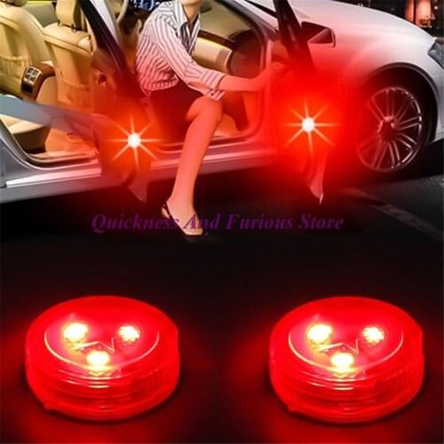 1PC Red 3V LED Car Door Open Warn Flash Lights Waterproof Anti Collid Signal Light Lamp