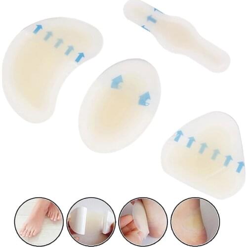 2Pcs Women Heel Protector Hydrocolloid Heel Patch Non-slip Relief Plaster Blister Patch