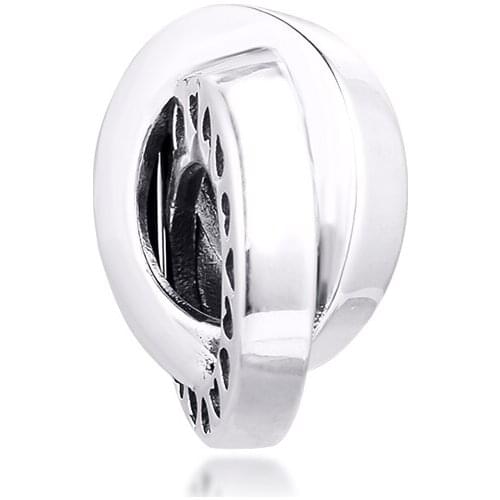 2020 New Logo & Heart Bands Spacer Charm Fits Pandora Bracelet 925 Sterling Silver Beads for Women Jewelry Making kralen