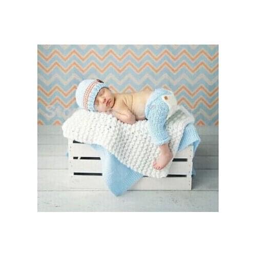 Free shipping, new Latest knitting Newborn Photography Props,baby boys Beanies caps, Baby Hat & Pants 2pcs Set size:0-1m,3-4m