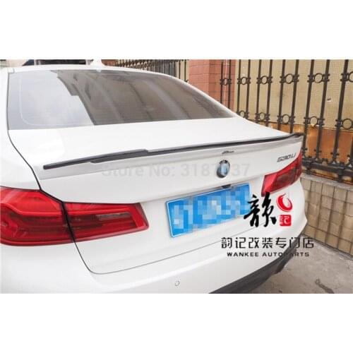 For BMW g30 Spoiler 5 Series 530i 540i F90 M5 Base Sedan Carbon Fiber Rear Roof Spoiler Wing Trunk Lip Boot Cover Car Styling