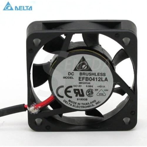 For delta EFB0412LA 4cm best silent quiet 40mm fan 4010 12V 0.08A cpu computer inverter cooling axial cooler