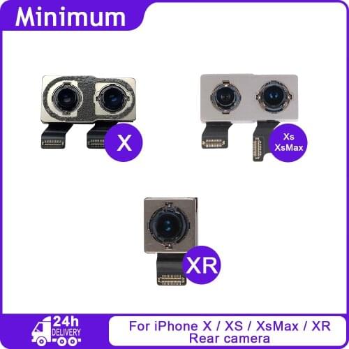 For iPhone X Xs Max XR Original Main Rear Camera Back Camera Sensor Flex Cable Repair Phone Parts For iPhoneX