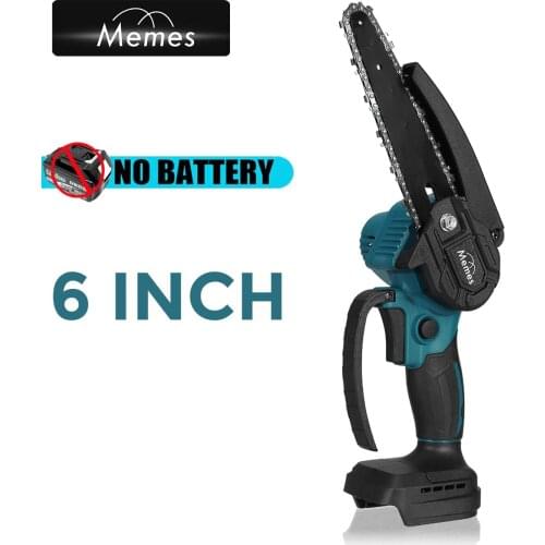 Electric Chain Saw 6 Inch 18V Mini Saws Rechargeable Cordless Logging Pruning Cutting Garden Tool For Makita Battery