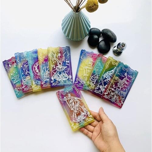 Tarot Cards Resin Molds Silicone, Tarot Cards Epoxy Resin Molds, Large Tarot Silicone Molds Tools DIY Handcraft Resin Molds