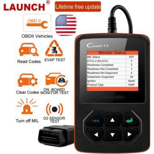 Yuanzheng launch Creader V + five generation plus code card car engine detection data stream read Support fault code query