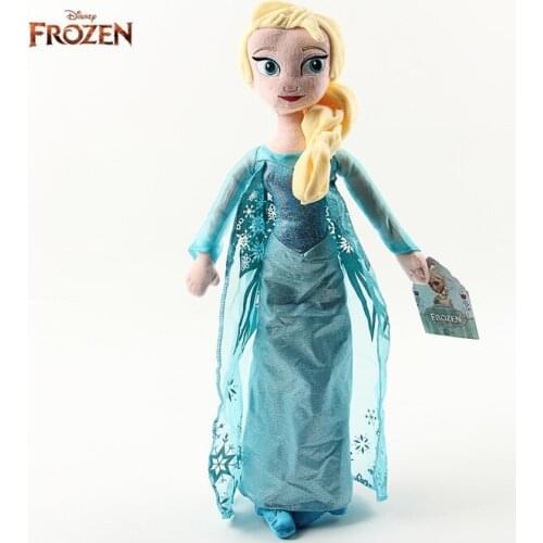 Disney Plush Doll Toys Frozen 40cm Elsa Anna Princess Stuffed Brinquedos Doll Toys For Kids Birthday Gift