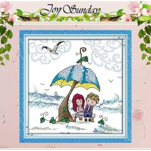 Brilliant Islet Counted Cross Stitch 11CT 14CT Cross Stitch Set Wholesale Cartoon Cross-stitch Kit Embroidery Needlework