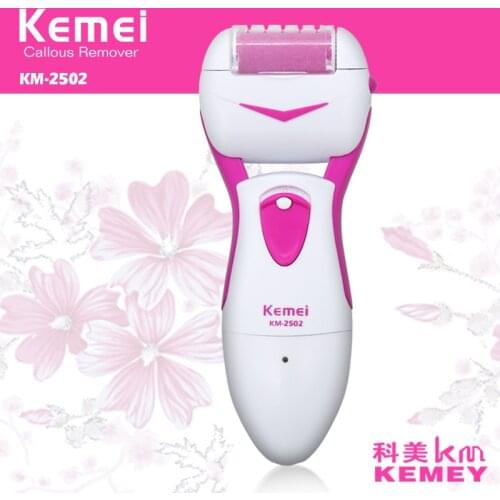 KEMEI KM-2502 New Foot Care Tool Remover Battery Sawing Machine Feet Care Velvet Smooth File for Feet