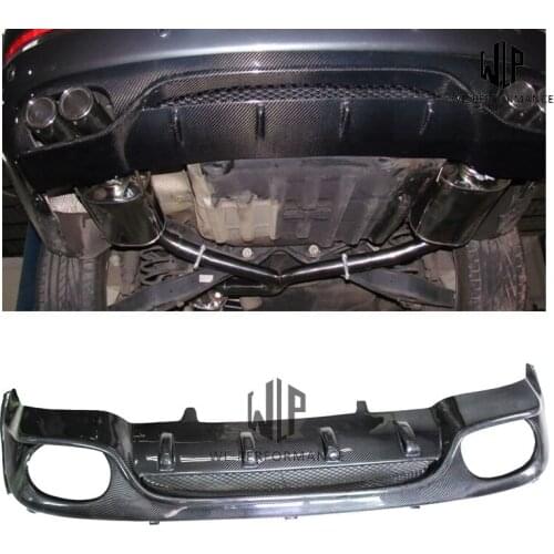 Fit For Volkswagen CC High Quality Carbon Fiber Rear Bumper Diffuser Bumpers Lip Car Body Kit ABT Style Car Styling 2010-2014