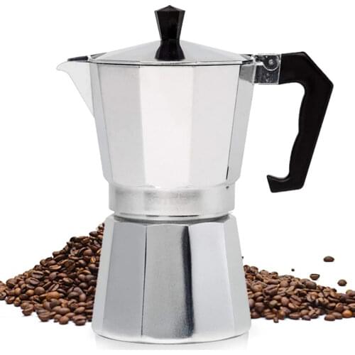 Coffeeware Electric Espresso Coffee Pots Maker Durable Moka Cafeteira Percolator Practical Moka Pot 50/100/150ml