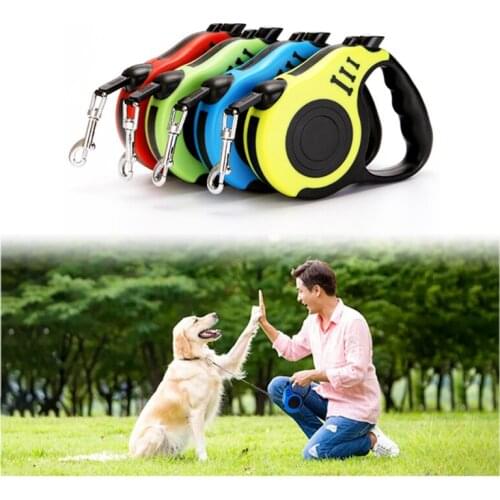 3m 5m Durable Leash Automatic Retractable Nylon Cat Lead Extension Puppy Walking Running Lead Roulette For Dogs