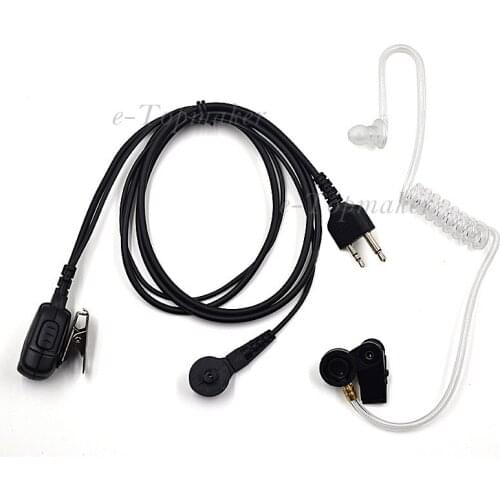 Walkie Talkie Headset Acoustic Tube Earpiece PTT Mic for Midland Two Way Radio G5 G7 G9 75-785 GXT1050 GXT2000VP4 Accessories