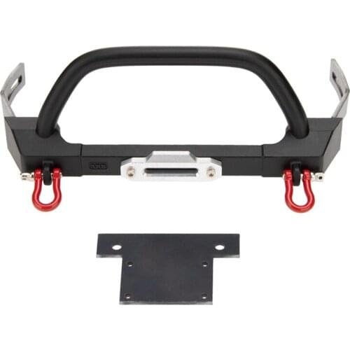 RC Rock Car Metal Front Bumper for 1/10 RC Crawler Axial SCX10 SCX10 II 90046 Traxxas TRX-4 Upgrade Parts Accessories