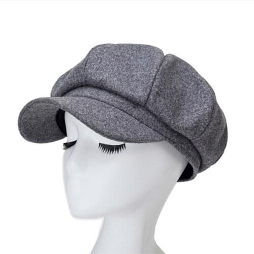 Seioum Super warm High Quality Fashion Artist Wool Women Beret Hat For Women Cap Female Cap Casual Dome Bare Chapeu hats Boina