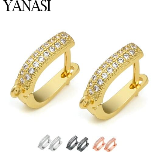 Gold Silver Earrings Hook Clasps Accessories For DIY Handmade Women Jewelry Making Earring Findings Wholesale