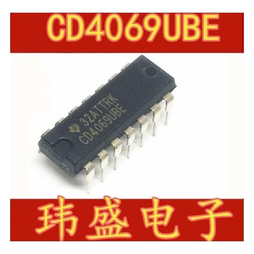 10pcs CD4069UBE DIP-14 CD4069