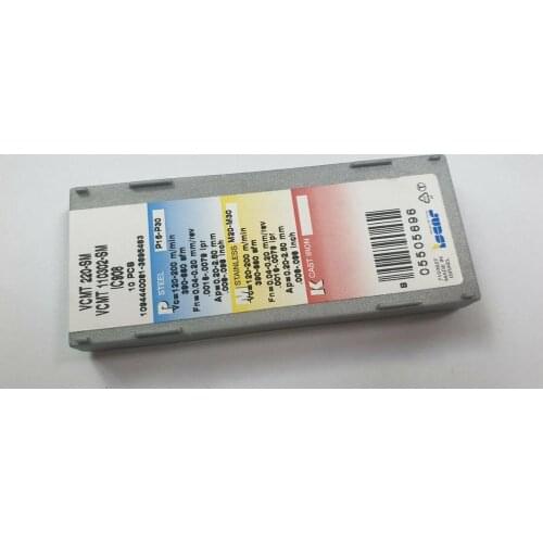 10PCS CARBIDE VCMT 110302-SM IC908