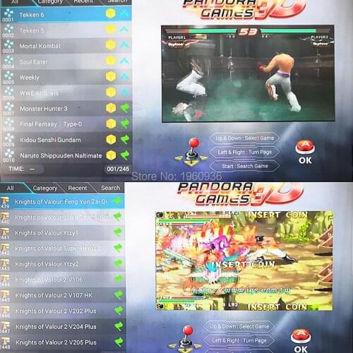 2323 in 1 Game Console PCB 3D Arcade Machine Board Support VGA HDMI for HD Video Games Console Arcade Cartridge