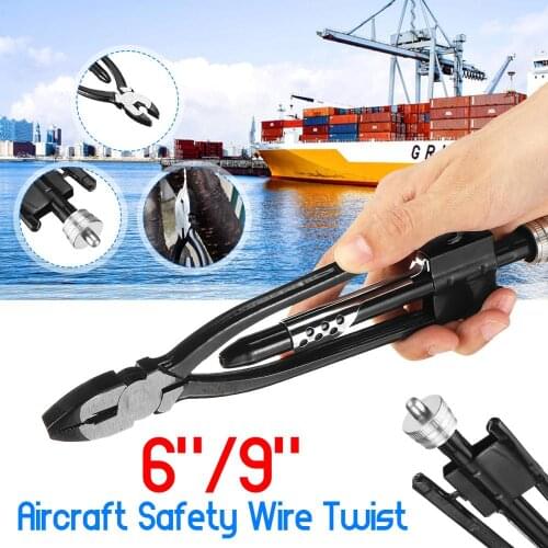 9inch 6inch Aircraft Safety Wire Twisting Wiring Lock Pliers Tool Electrical