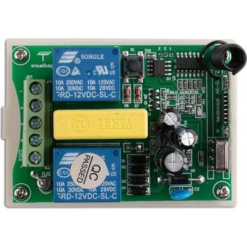 AC 220 V 2 CH RF Wireless Remote Control 1* Receiver tubular motor garage door projection screen