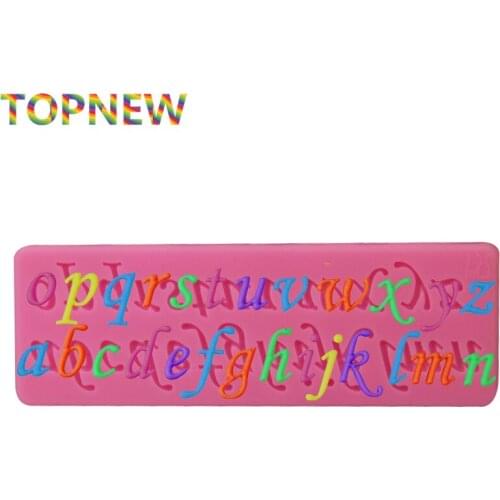 English Lowercase Letters Silicone Mold Chocolate Fondant Cake Decorating Tools