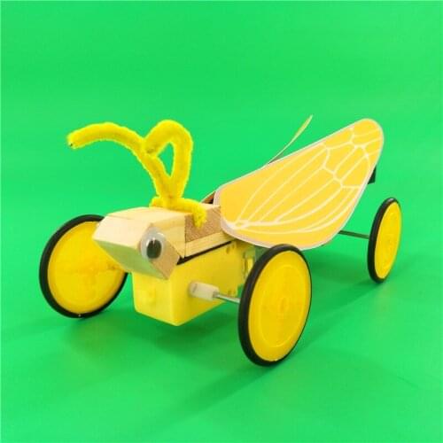 Electric locust DIY technology small invention material bag primary school students scientific experiment manual toy model