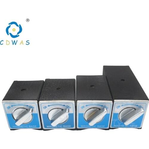 6T 8T 10T 12T V type Magnetic Base Dial Indicator Stand Base Magnet Seat Table Wire Cutting With Switch Magnetic Table Base