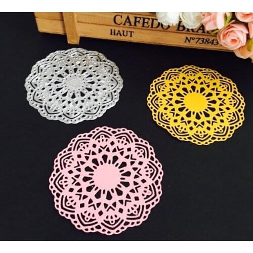 Circle flower Metal Cutting Dies for scrapbooking Stencils for Craft Paper DIY Scrapbook new dies Cut Template