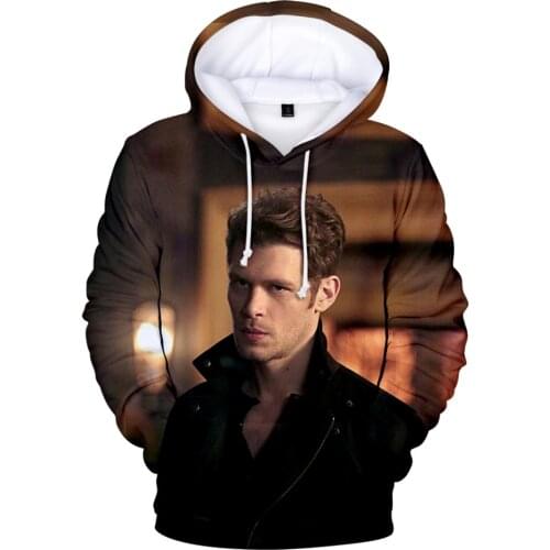 Hip Hop Brand Niklaus Mikaelson 3D Hoodies Sweatshirts Men/Women Fashion Long Sleeve Hoodie The Originals Sweatshirt Pullover