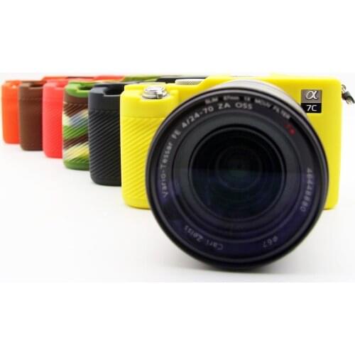 Soft Silicone Case Rubber Camera Protective Body Cover Skin Case Camera Housing Bag For Sony A7C