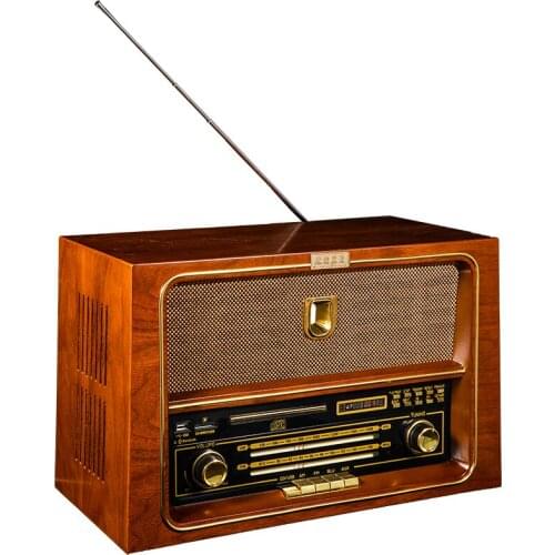 New Tang Yun Family CR-063S Tube Radio Old-fashioned Cats Eye Antique Nostalgic Semiconductor Retro Radio Band Type: Two Bands