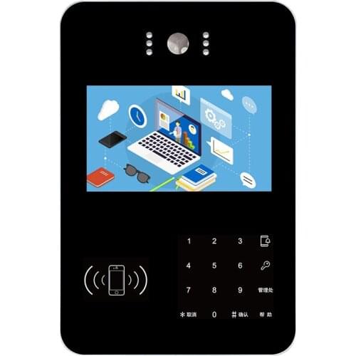 Cloud video intercom access machine large screen HD door advertising machine mobile APP remote door opening